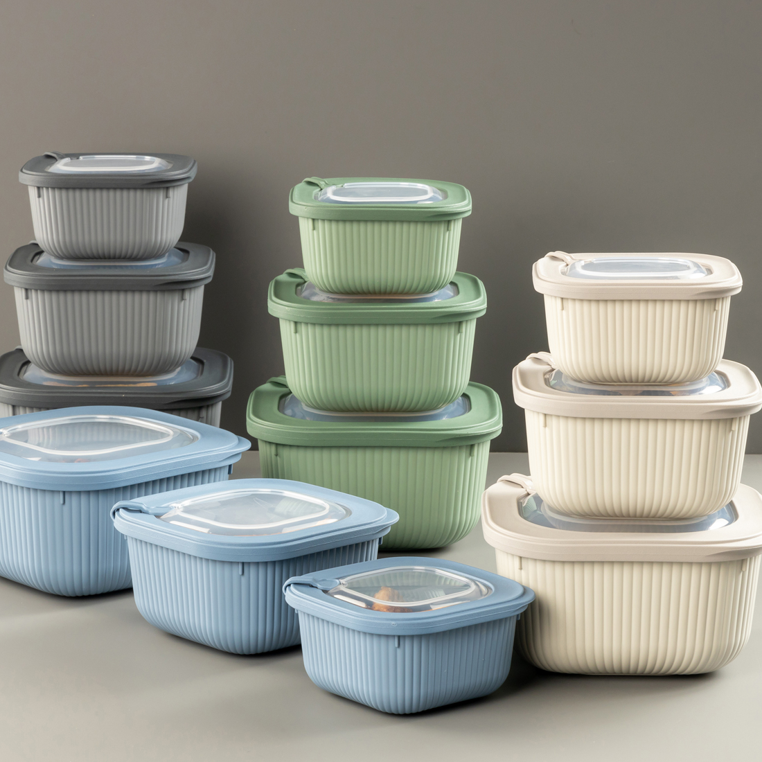 3 Parça MicroLine Set ( 600-1100-1800 ml )