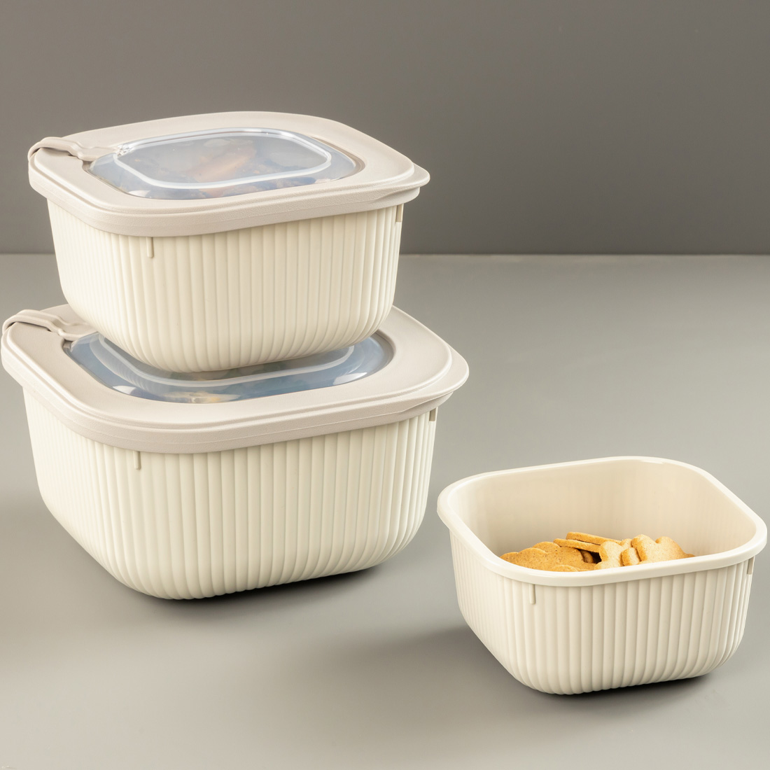 3 Pcs MicroLine Set ( 600-1100-1800 ml )