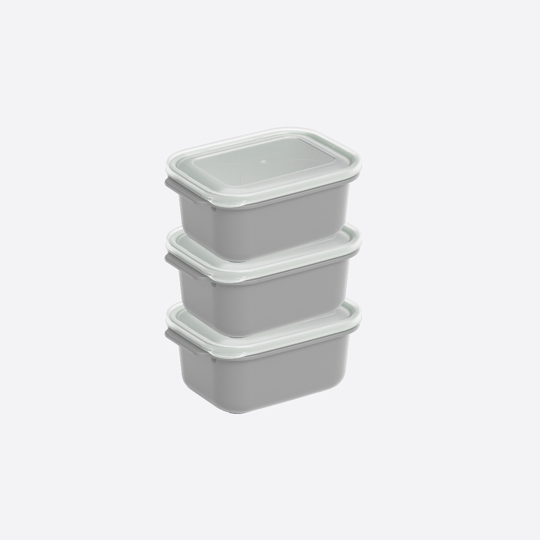 3 Parça Easy Keep Dikdörtgen Set ( 3 x 500 ml )
