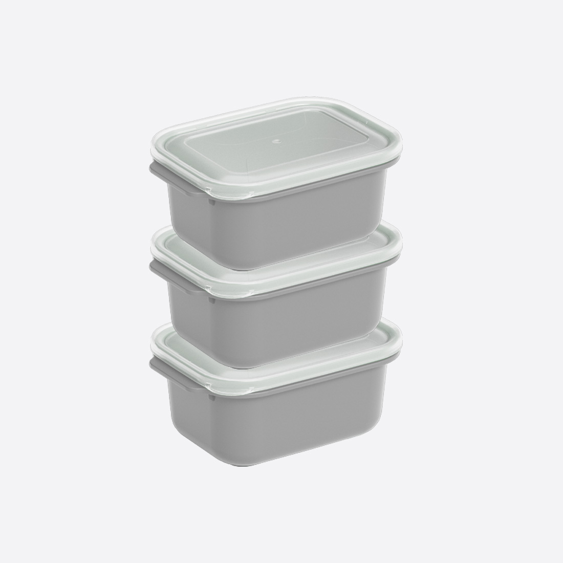 3 Parça Easy Keep Dikdörtgen Set ( 3 x 1000 ml )