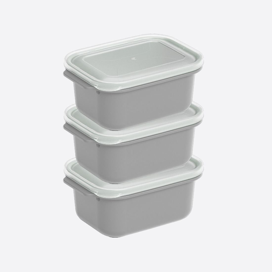 3 Parça Easy Keep Dikdörtgen Set ( 3 x 2000 ml )