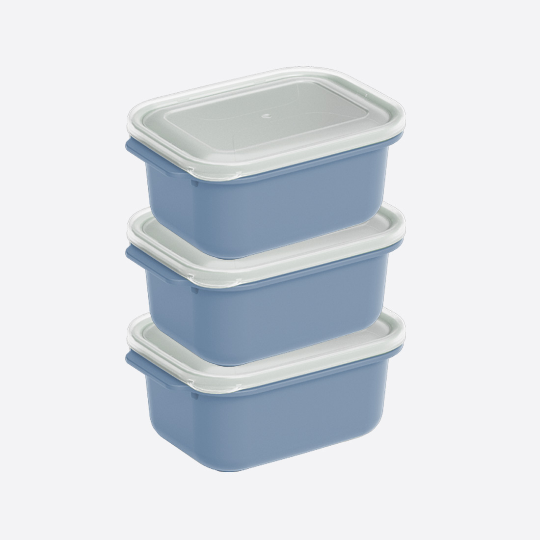 3 Pcs Easy Keep Rectangular Set (3 x 2000 ml)