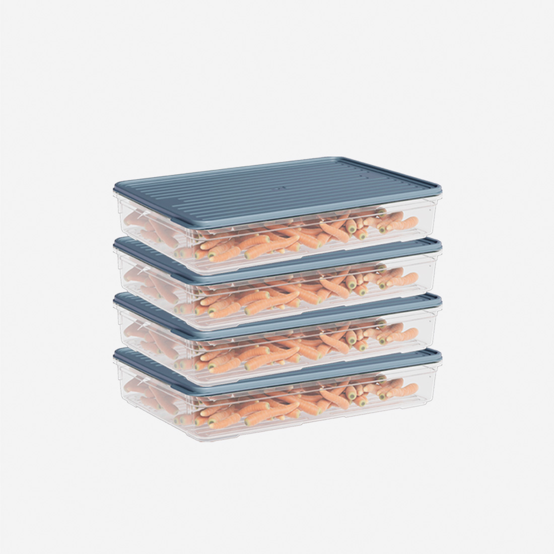 4 Parça Smart Saklama Kabı Set (4 x 2200 ml)