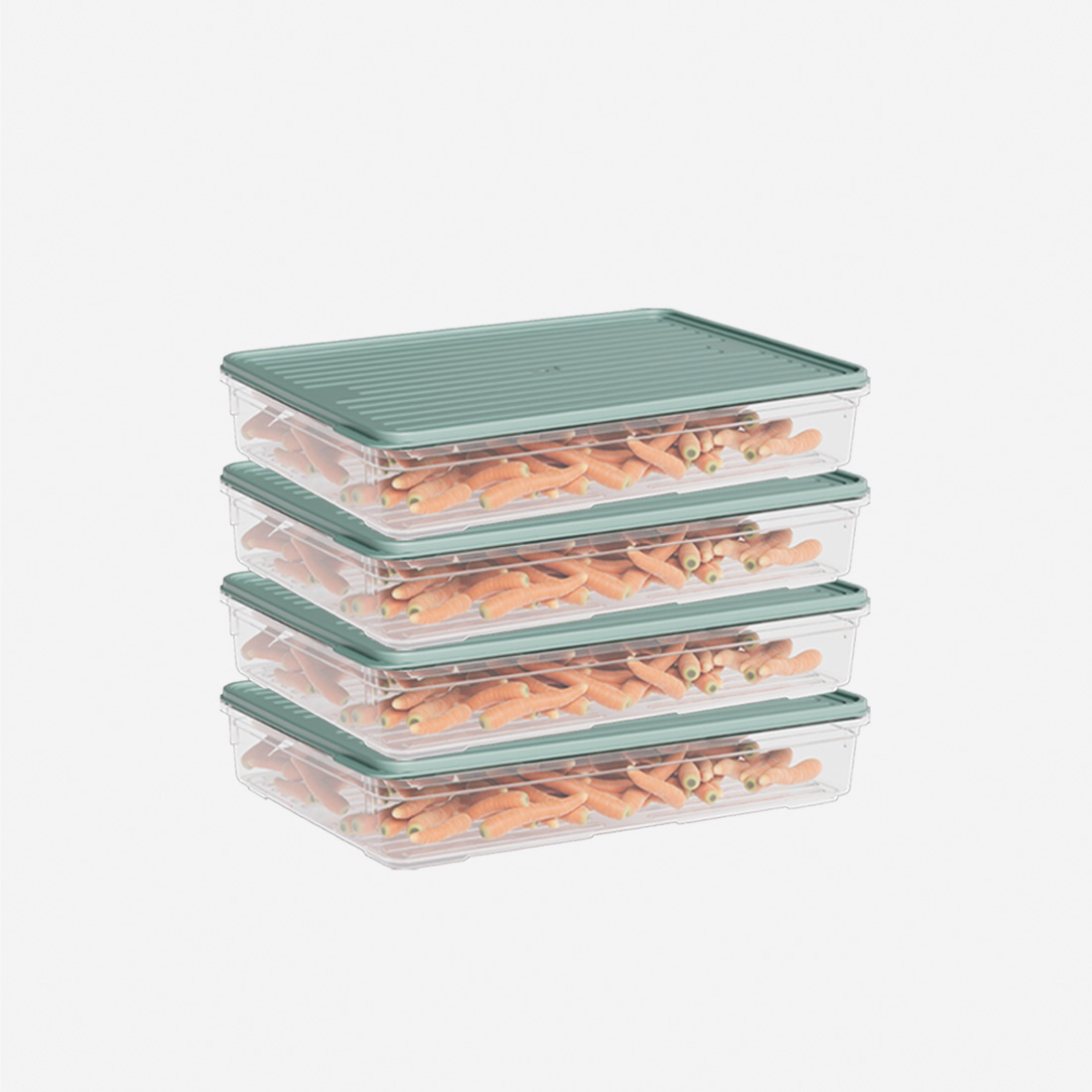 4 Parça Smart Saklama Kabı Set (4 x 2200 ml)